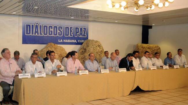 Diálogos de paz en La Habana.