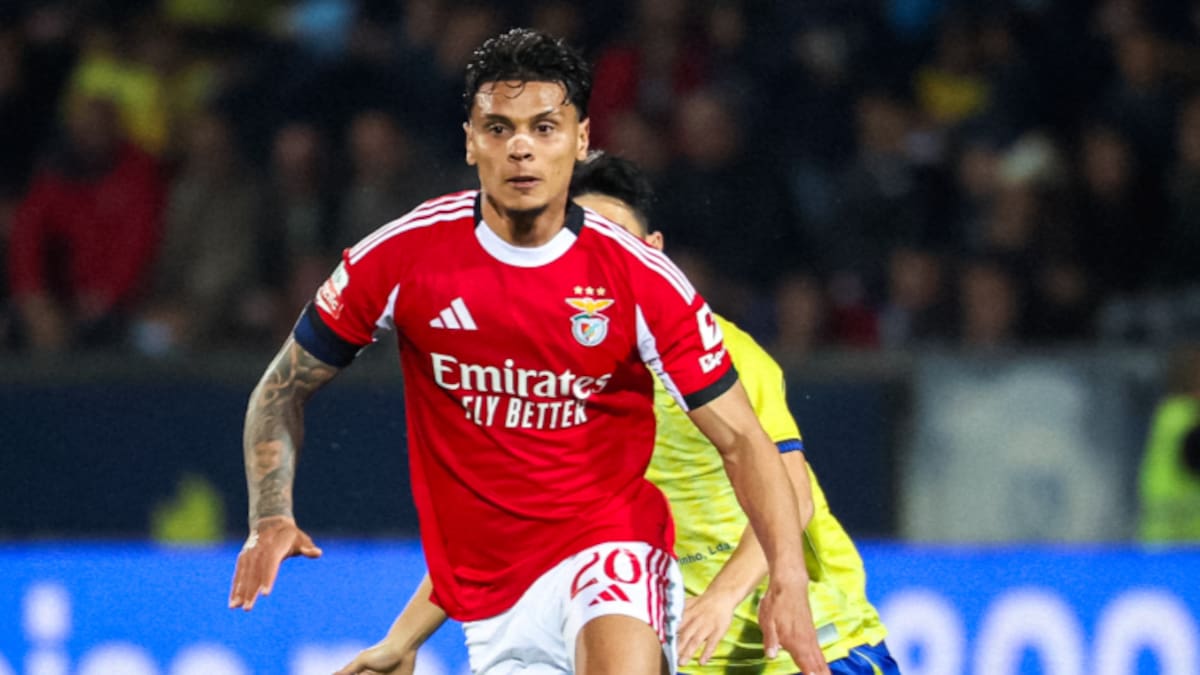 Richard Ríos marca con el Benfica en la Liga de Portugal