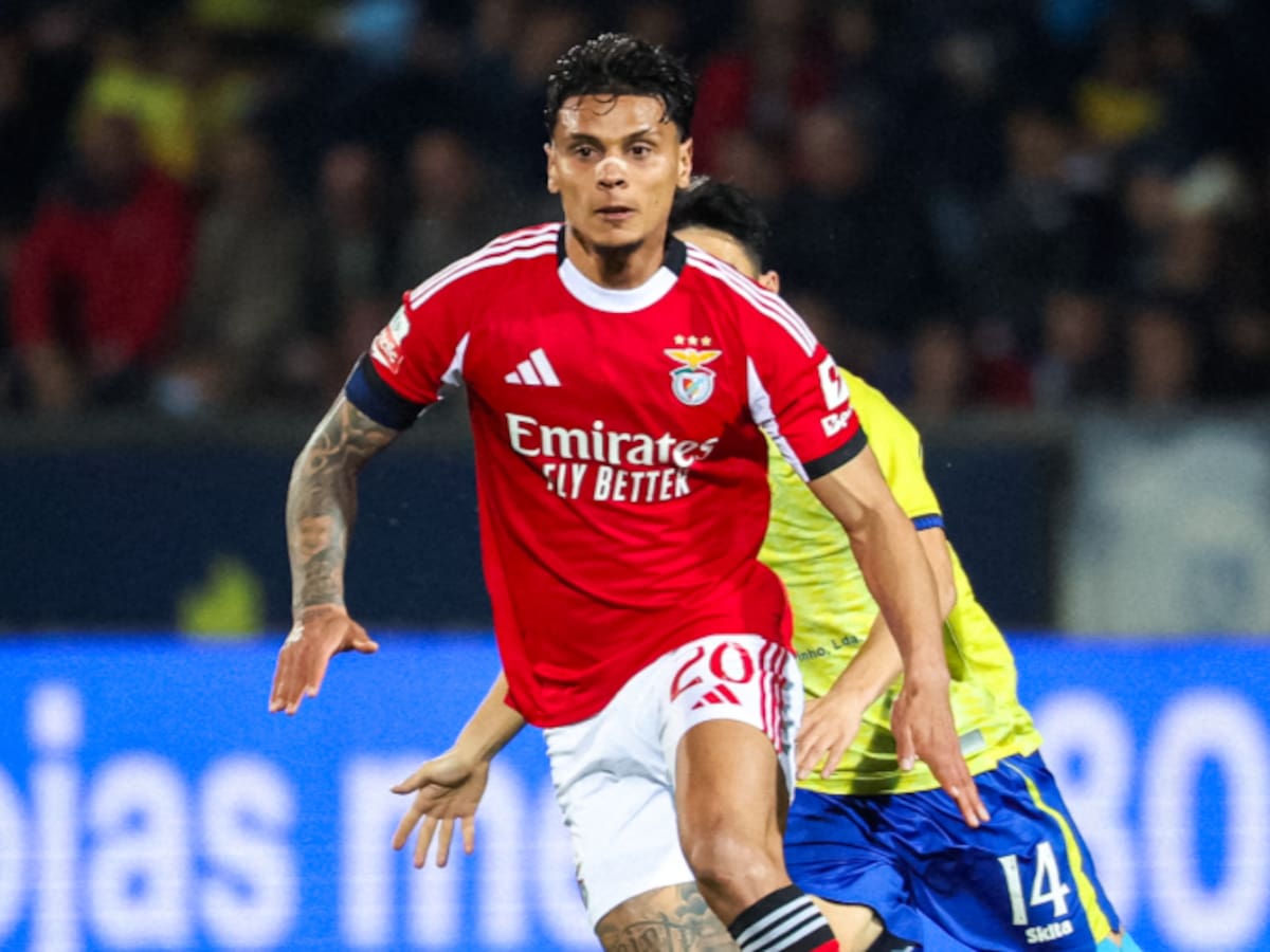 Richard Ríos marca con el Benfica en la Liga de Portugal
