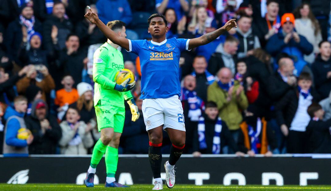 Alfredo Morelos, delantero colombiano.