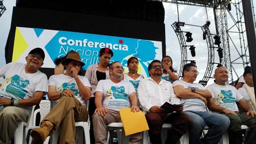 Décima Conferencia Nacional de las Farc . Foto: W Radio. Oriana Garcés Morales
