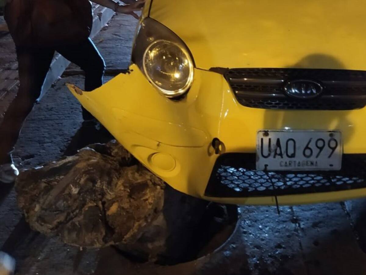 Alcantarilla destapada genera accidentes de tránsito en el barrio Getsemaní