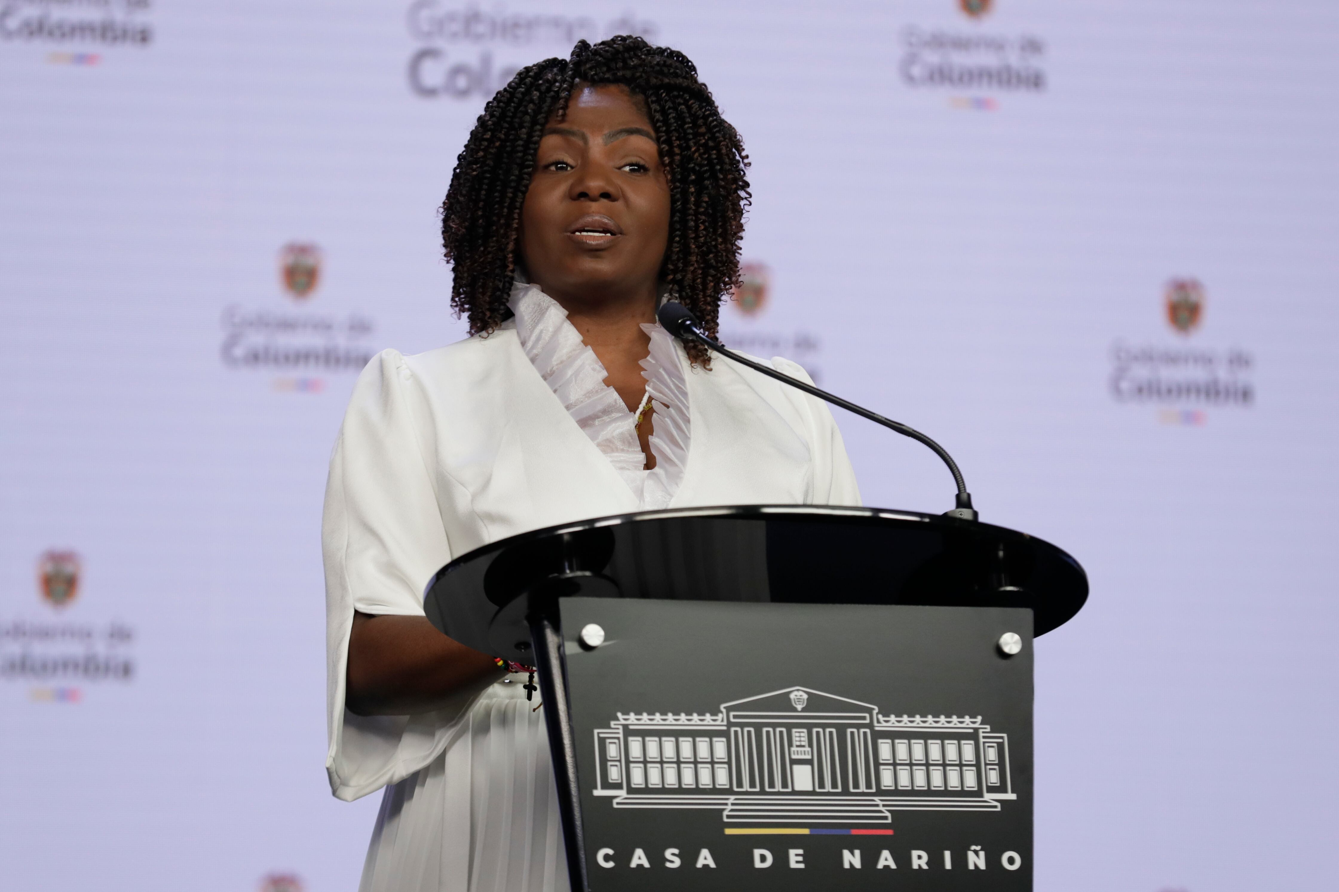 AME486. BOGOTÁ (COLOMBIA), 15/08/2024.- La vicepresidenta de Colombia, Francia Márquez, EFE/ Carlos Ortega