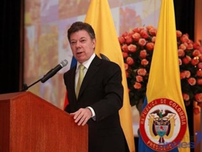 Santos dice que quiere pasar a la historia como el presidente de la paz