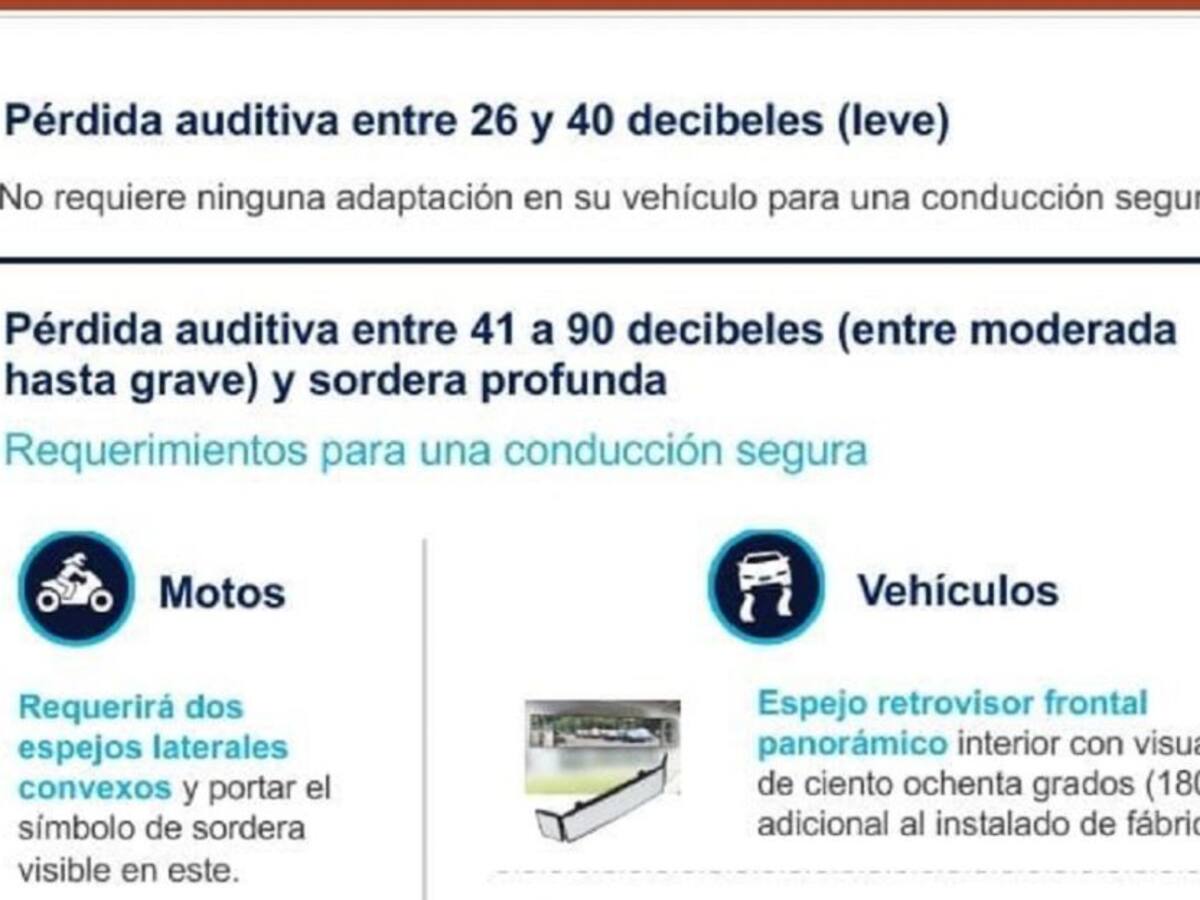 Personas con sordera profunda ya pueden acceder a su licencia de conducción