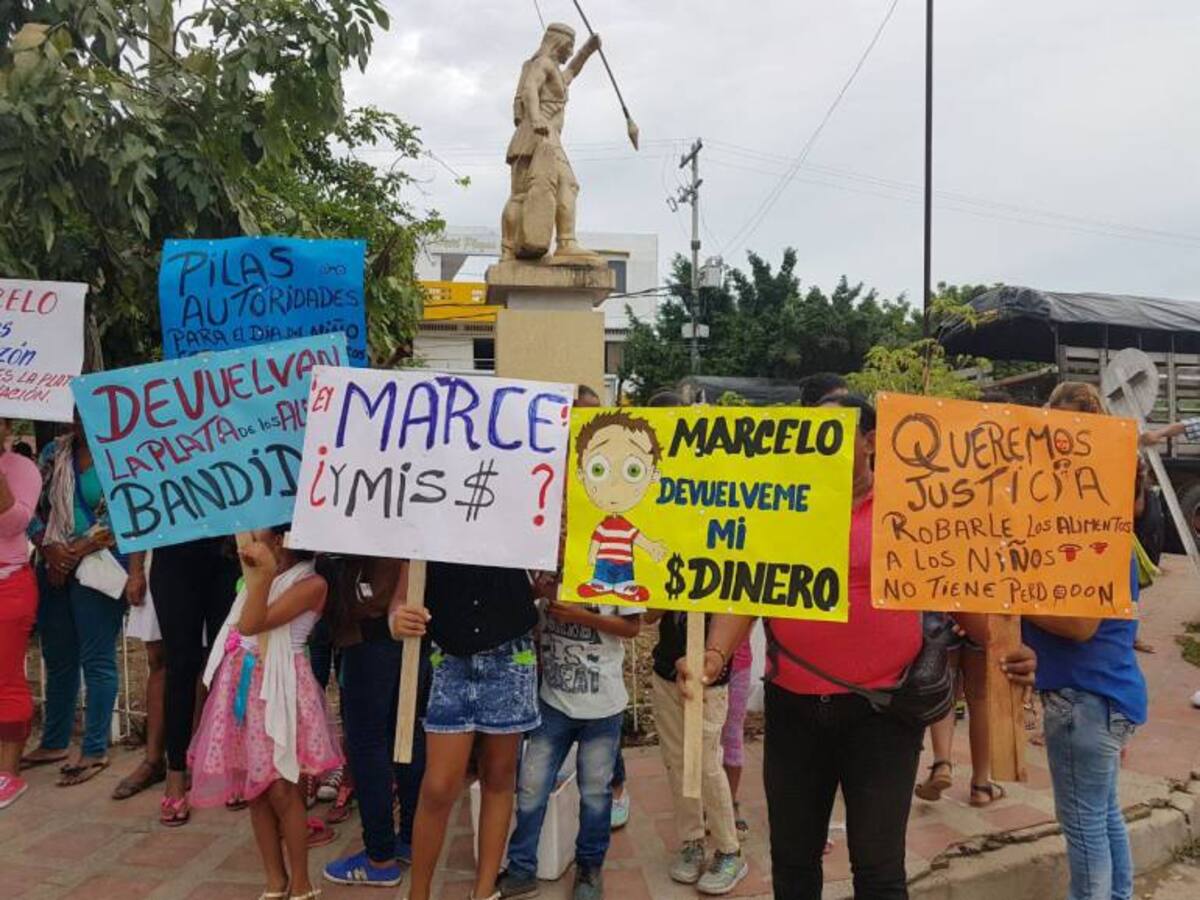 Habitantes de Magangué protestaron pidiendo cárcel para exalcalde Marcelo Torres