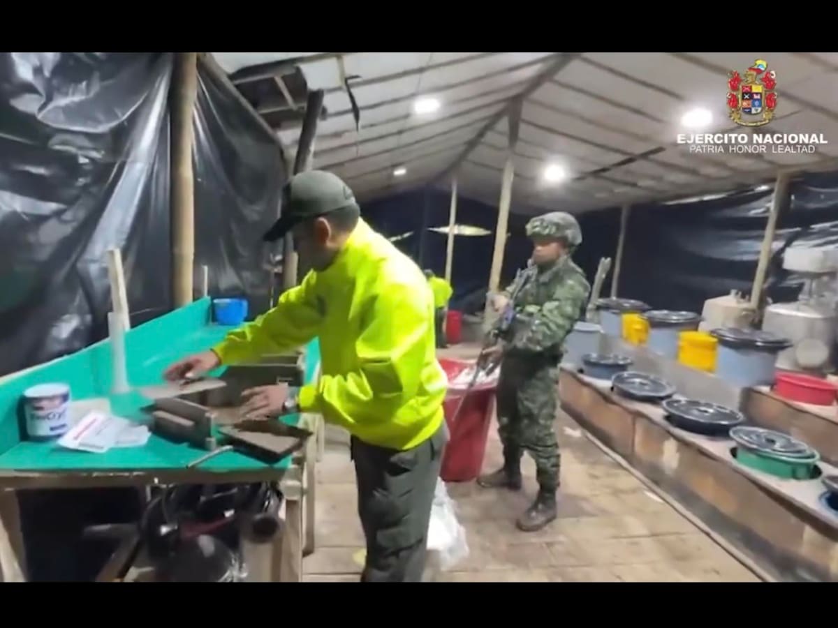 Incautaron más de dos toneladas de cocaína en un megalaboratorio de drogas en El Peñol