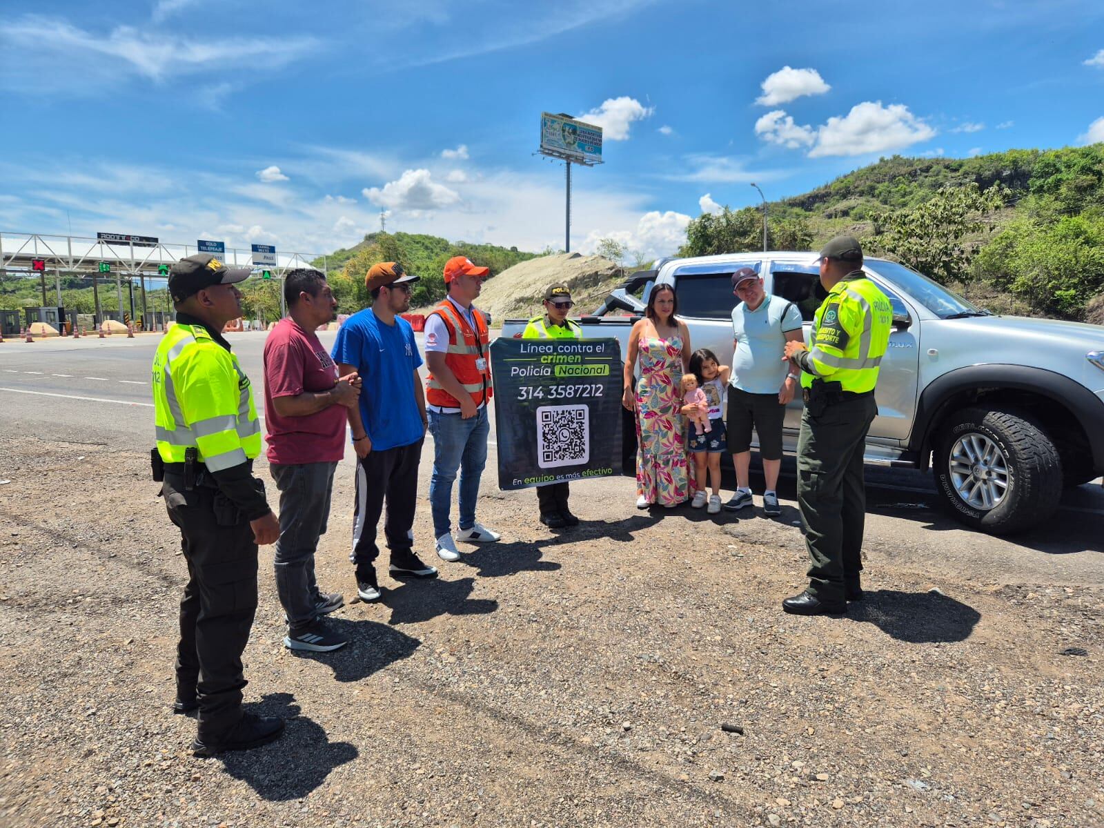 Se efectuó la inmovilización de 18 vehículos. Foto Policía Huila.