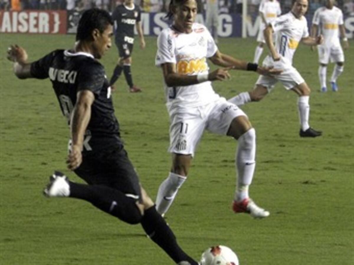 Corinthians derrotó a Santos 1-0 en el partido de ida semifinal de Copa Libertadores