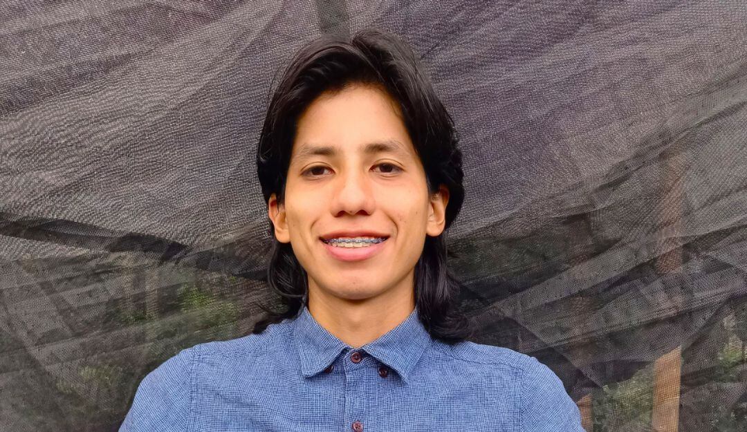 Johan Sebastián Chávez Mosquera, estudiante de Ingeniería Agroindustrial de la Universidad del Cauca