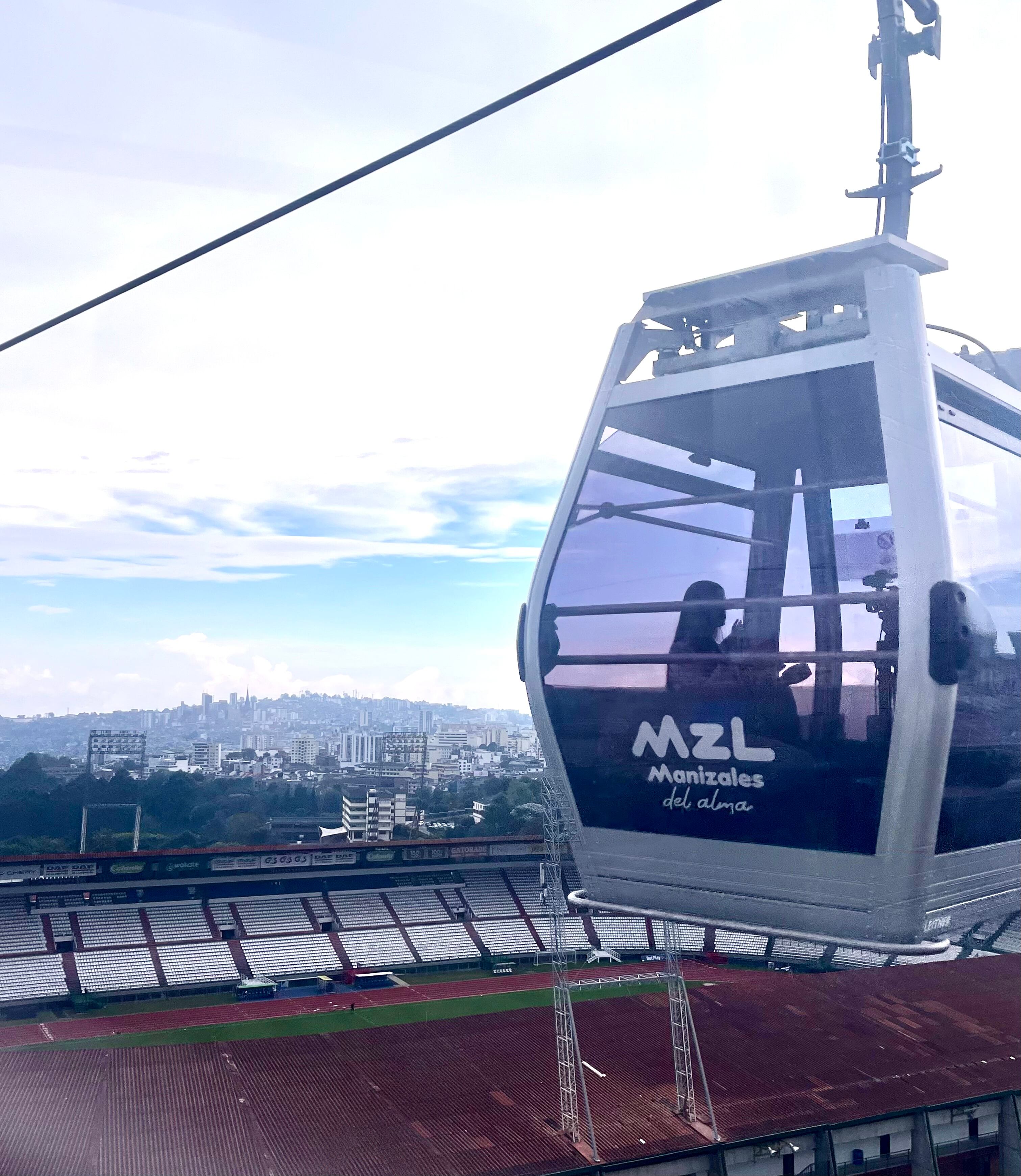 Recorrido línea tres del Cable Aéreo de Manizales