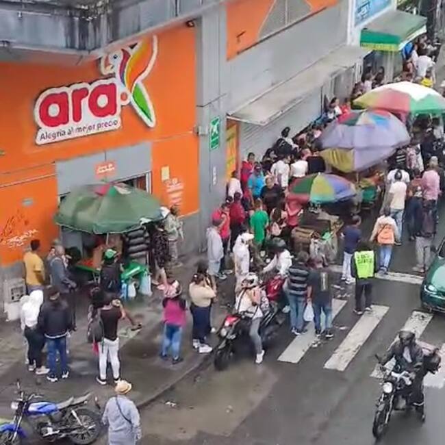 Homicidio en centro de Armenia- Captura de pantalla video