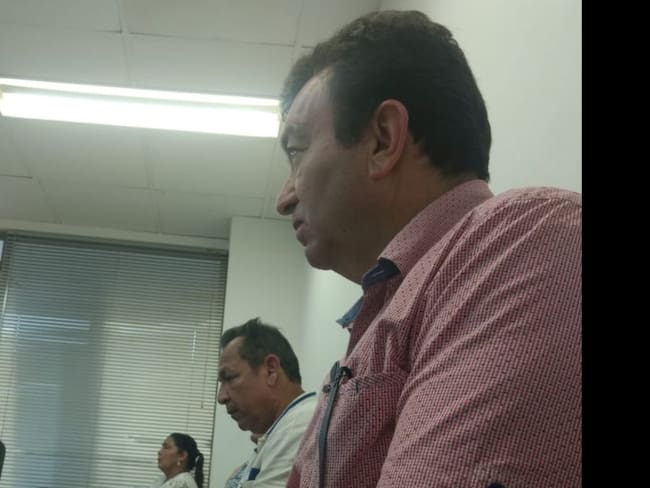 Rodrigo Giraldo compareció a la audiencia de imputación de cargos en La Dorada (Caldas). 
