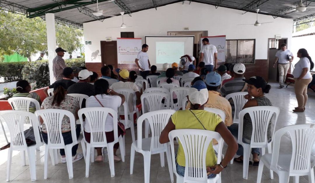 Taller de paz en Repelón