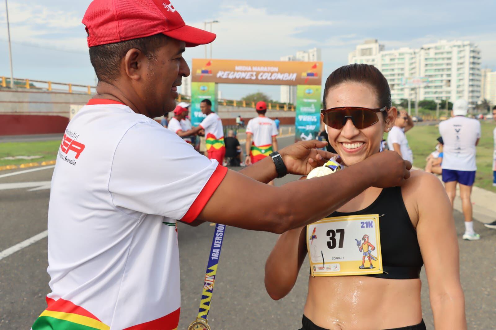 Katheryn Insignare, ganadora en la categoría Élite Femenina