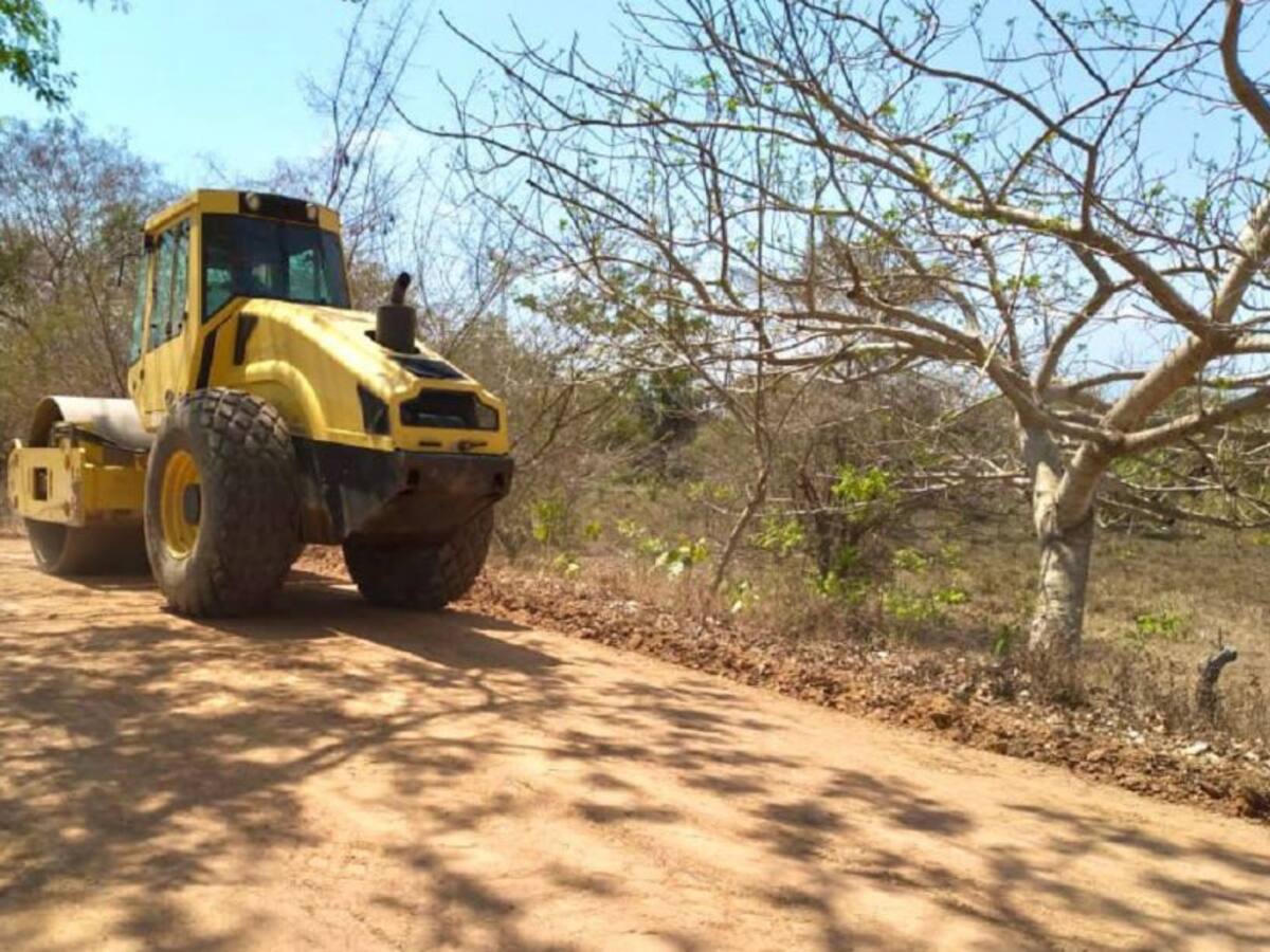 Iniciaron trabajos de rehabilitación en vías de la zona rural de Magangué