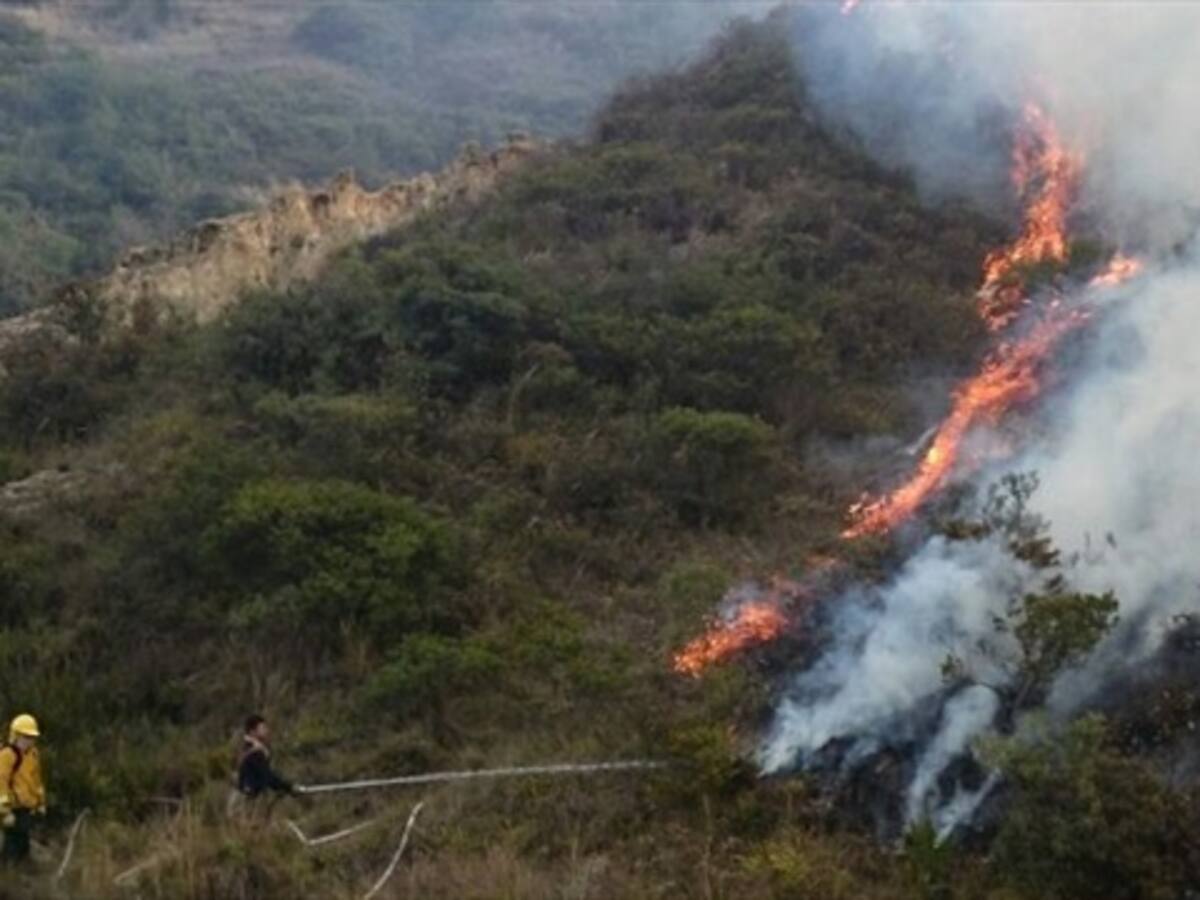 Alerta roja por incendios forestales en cuatro subregiones de Antioquia