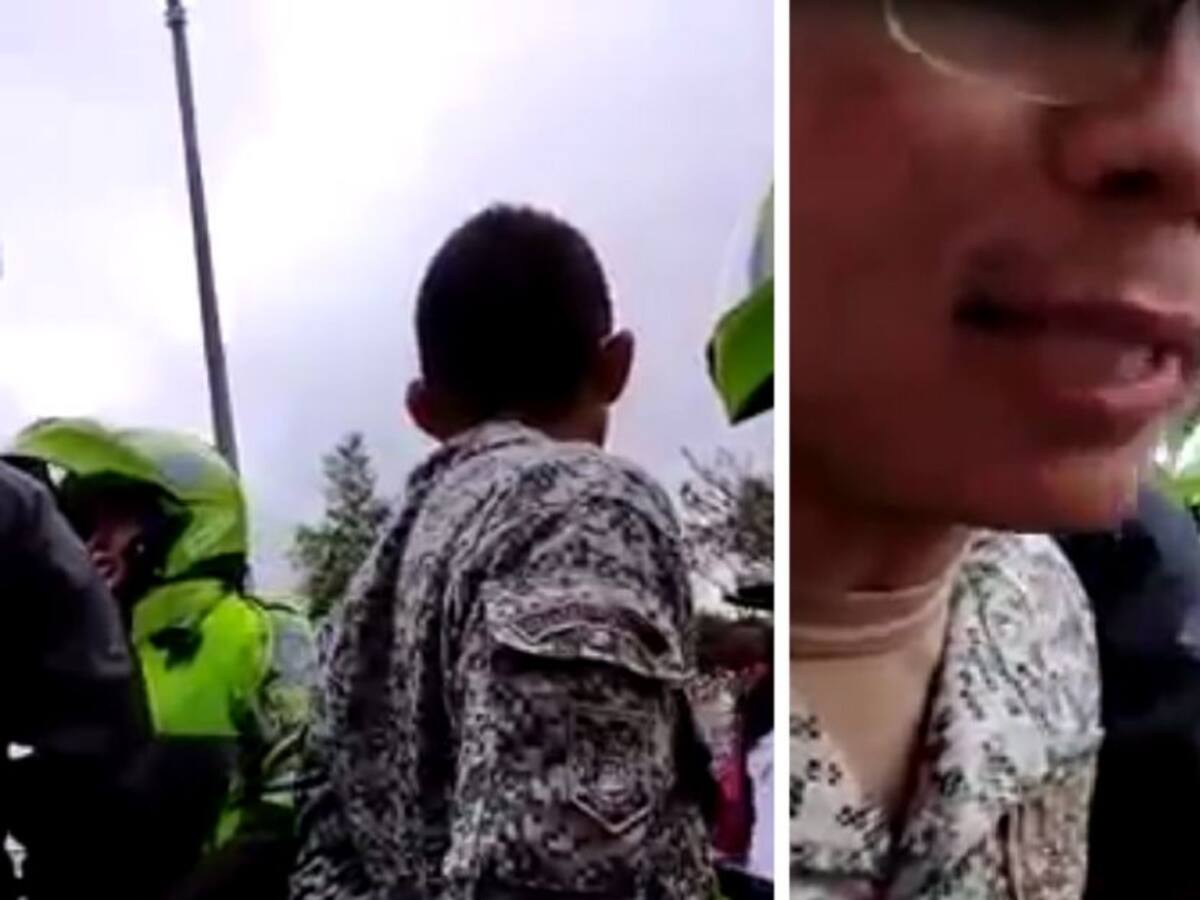 (VIDEO) ¿Por qué la policía esposó a militar en el sur de Bogotá?