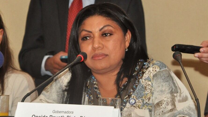 Oneida Pinto, gobernadora de La Guajira. Foto: Colprensa