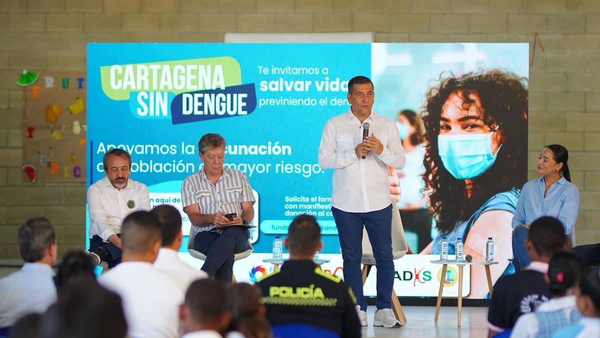 Cartagena, primera ciudad del país en implementar vacuna gratuita contra el dengue