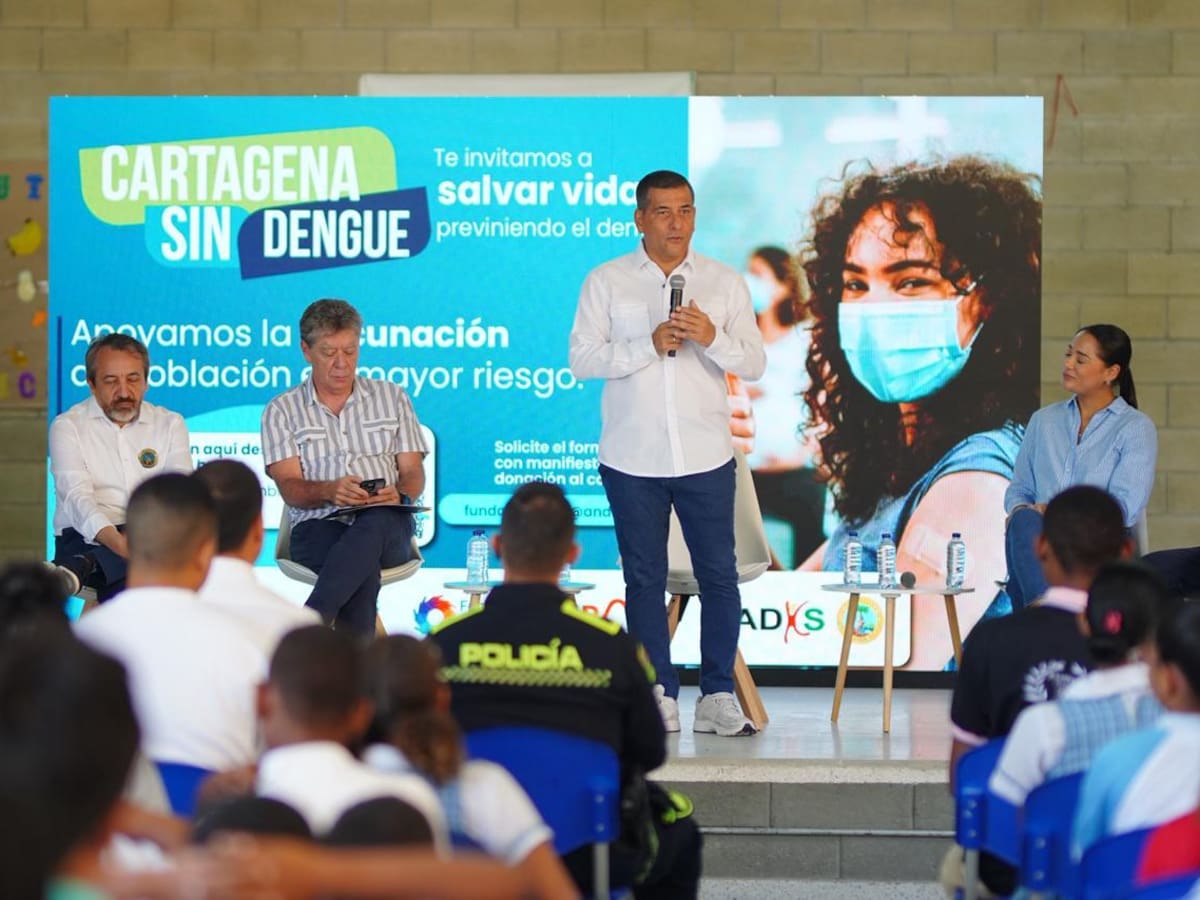 Cartagena, primera ciudad del país en implementar vacuna gratuita contra el dengue