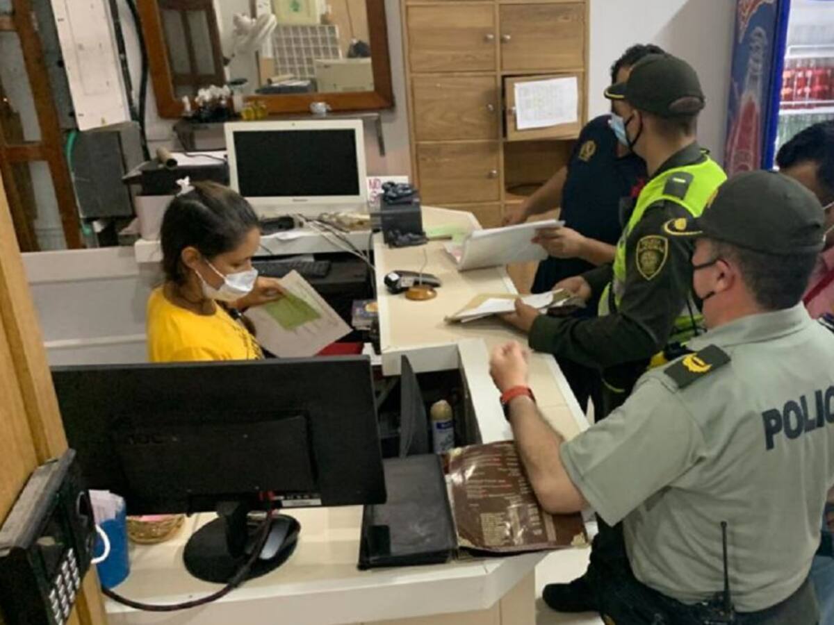 Operativos dejan un establecimiento comercial sancionado en Cartagena