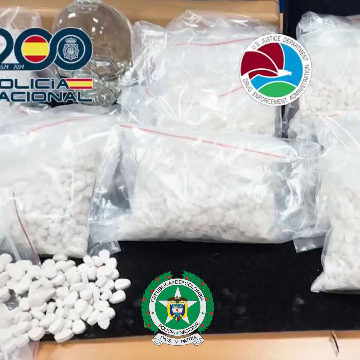 España decomisa heroína en pastillas enviada en “ruta novedosa” desde Colombia