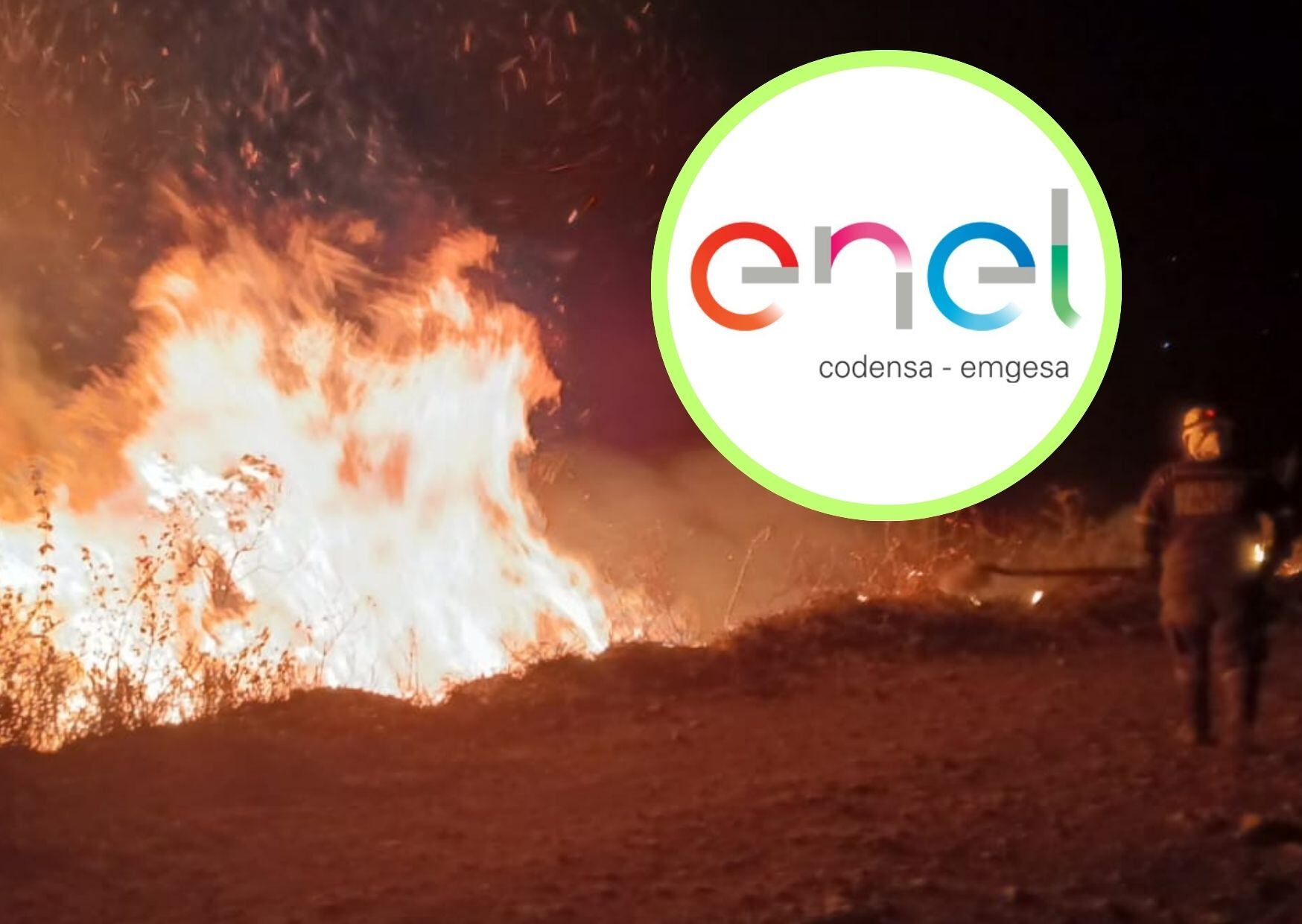 Incendios y Enel Colombia. Imagen de referencia. Caracol Radio.