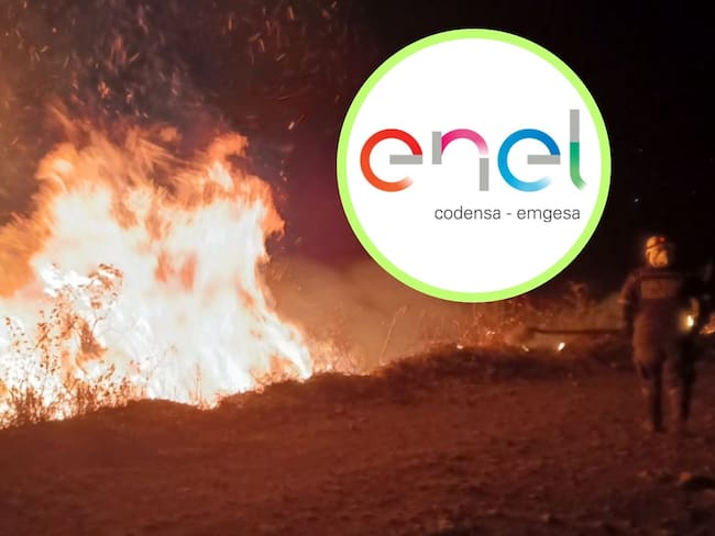 Incendios y Enel Colombia. Imagen de referencia. Caracol Radio.