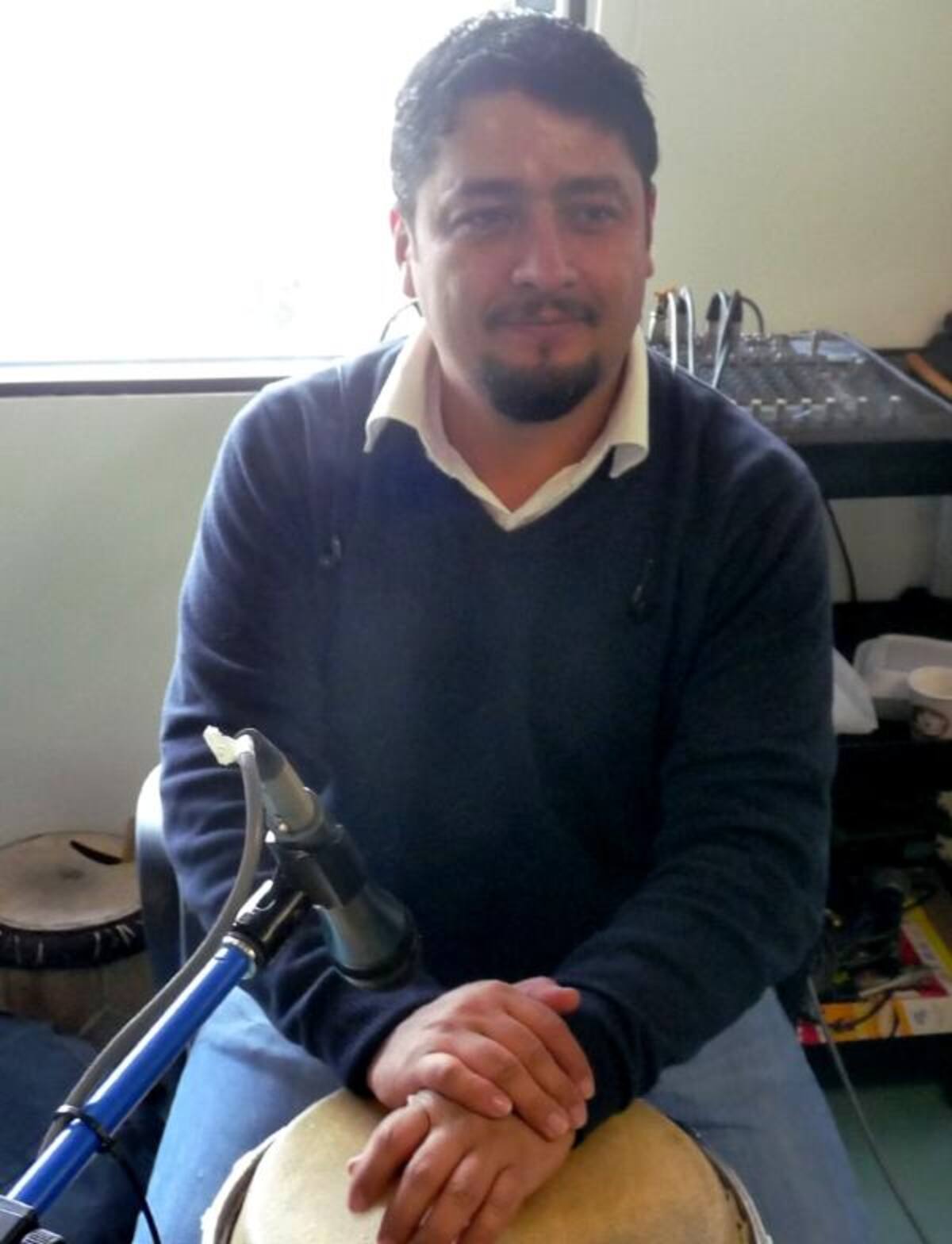 Oscar Delgado. Músico de La Ventana