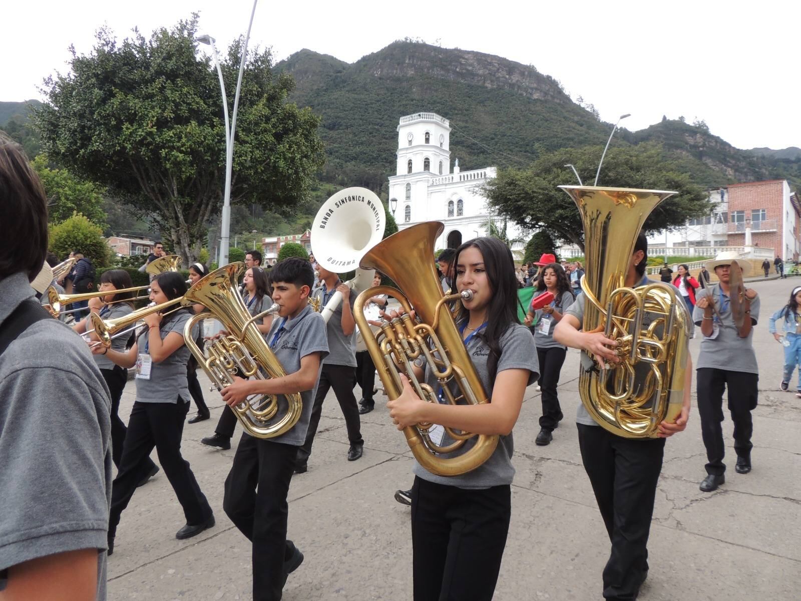 Fueron más de 80 bandas las que participaron en los Encuentros Zonales, clasificatorios al Concurso Departamental de Bandas. Foto | Secretaría de Cultura y Patrimonio de Boyacá