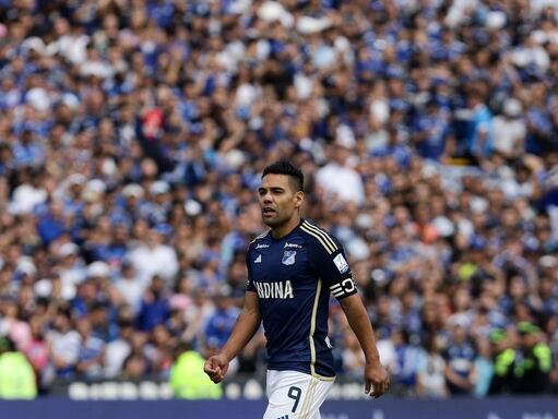 Falcao, delantero de Millonarios / Colprensa.