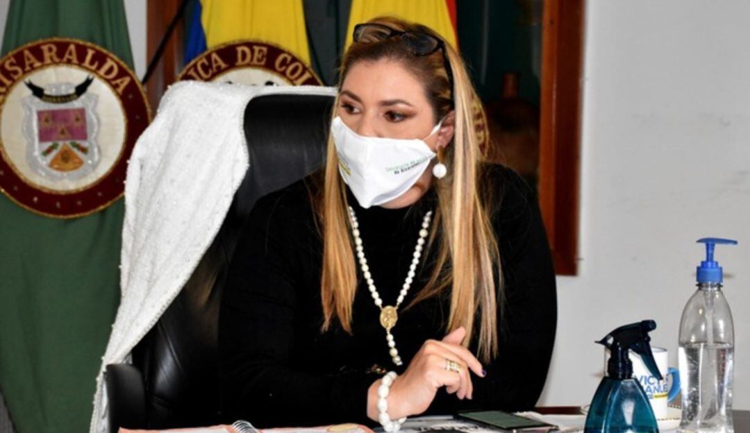Nathalia Sierra, primera dama del departamento.