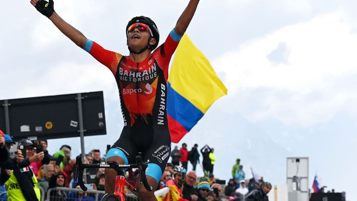 Santiago Buitrago será el líder del Bahrain en el Giro de Italia: Así le ha ido en la Corsa Rosa