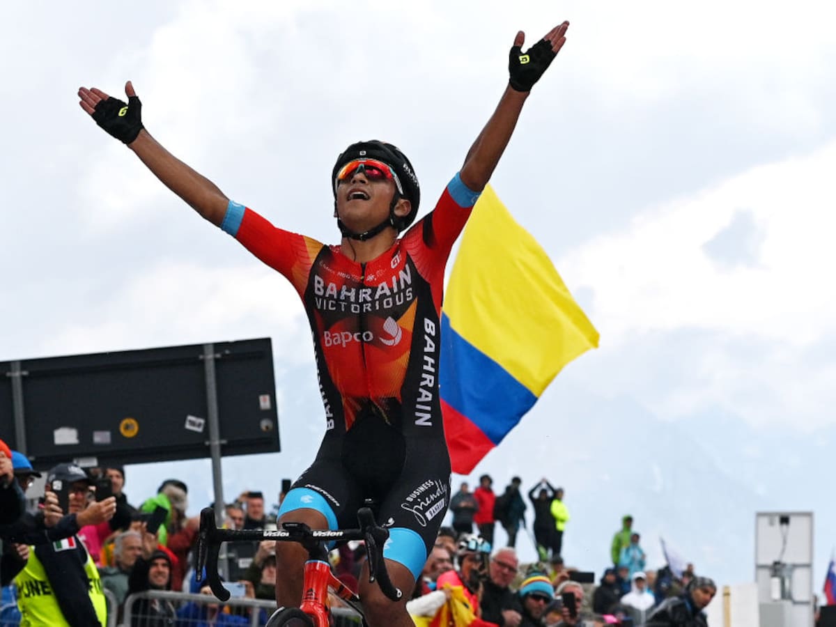 Santiago Buitrago será el líder del Bahrain en el Giro de Italia: Así le ha ido en la Corsa Rosa
