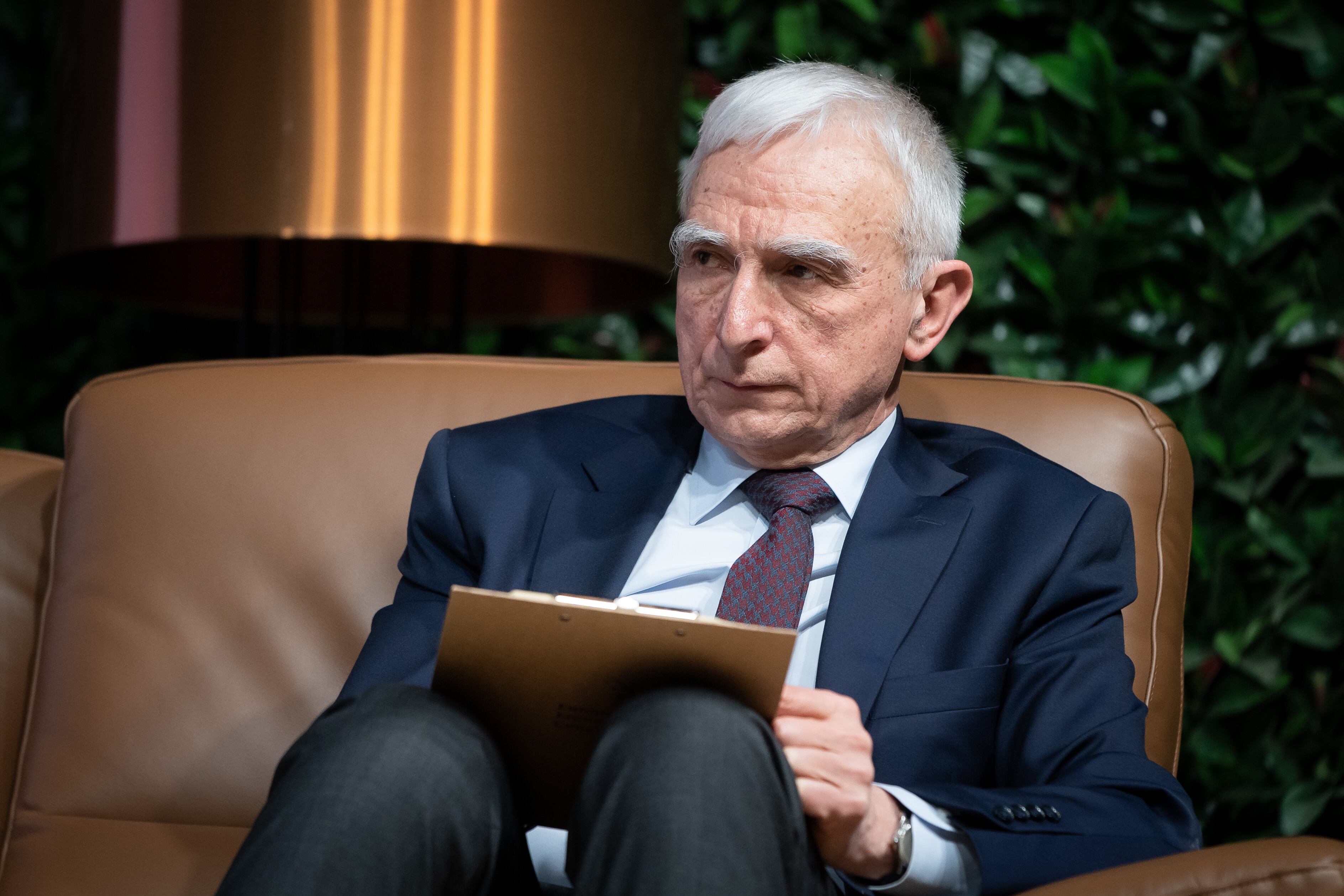 Piotr Naimski (Government Plenipotentiary for Strategic Energy Infrastructure) during the European Economic Congress in Katowice, Poland on April 26,  2022 (Photo by Mateusz Wlodarczyk/NurPhoto via Getty Images)