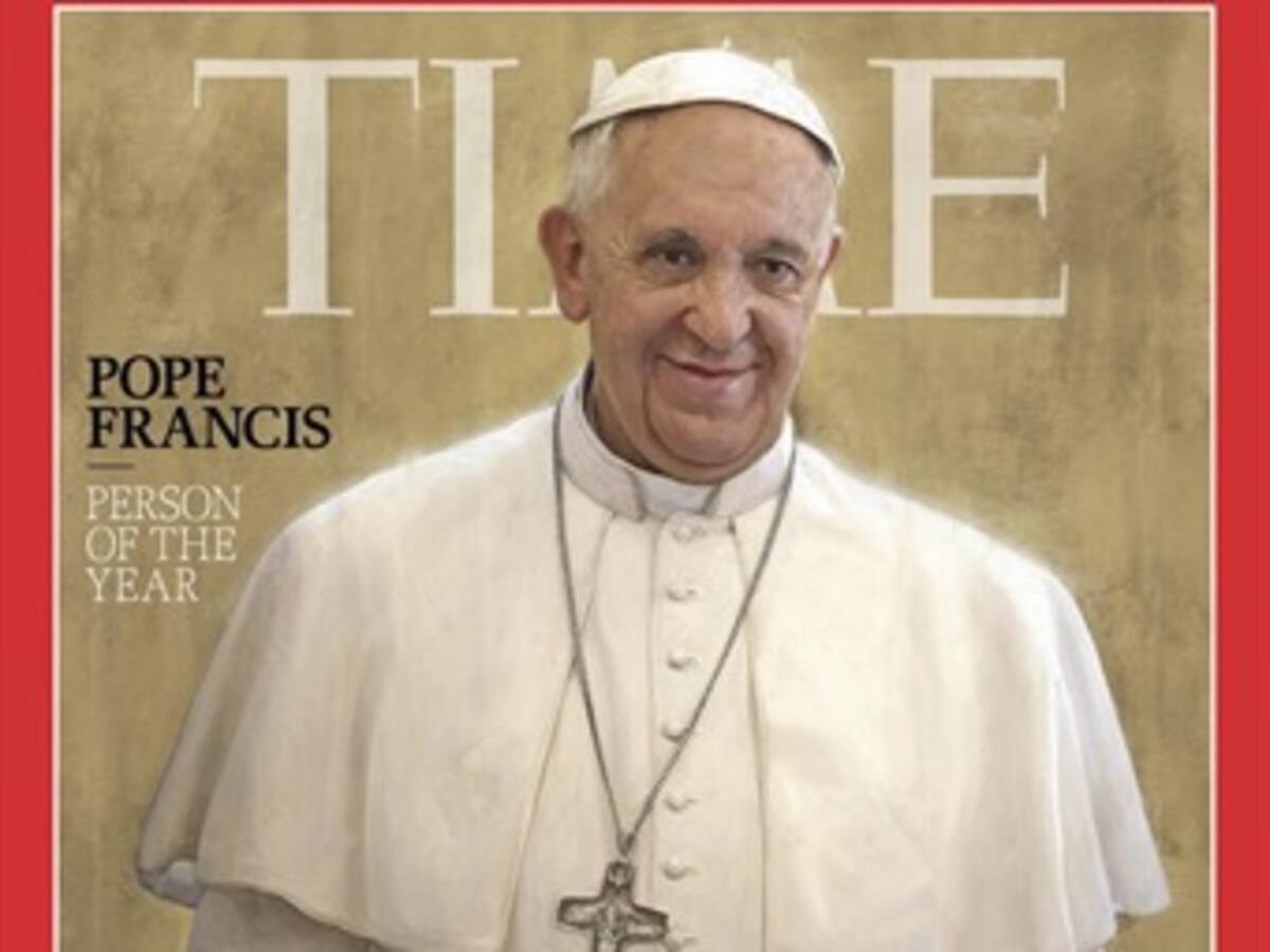 Papa Francisco es elegido 'personaje del año' por la revista Time