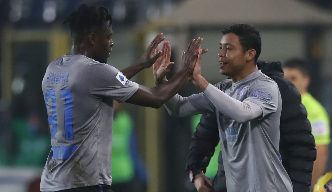 Duván Zapata y Luis Muriel, máximos goleadores del Atalanta de Italia