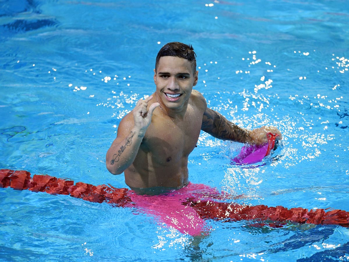 Carlos Serrano gana la medalla de bronce en los 100 metros pecho SB8
