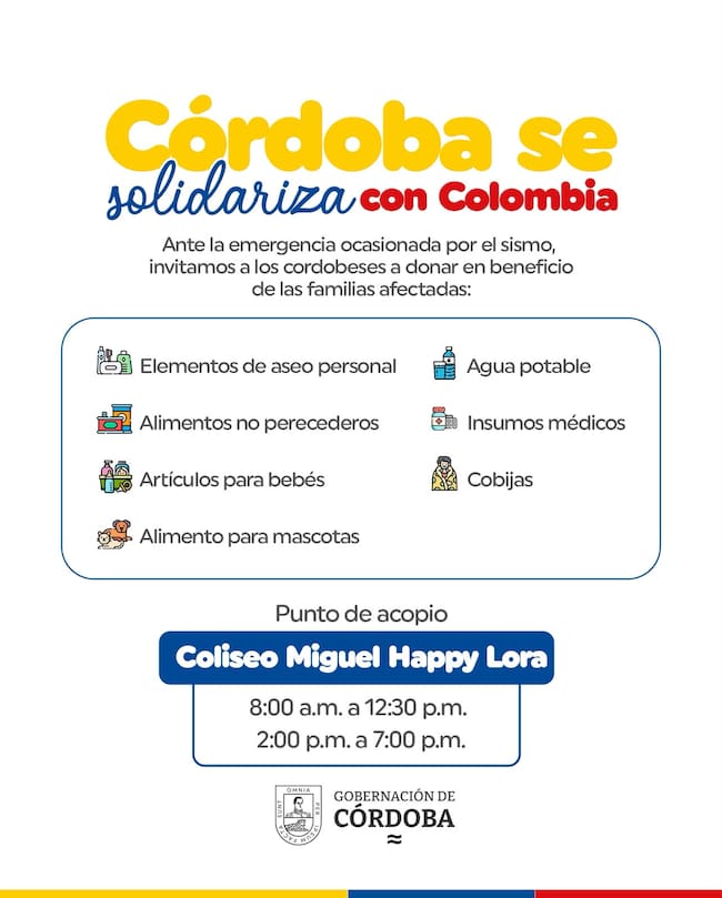 Campaña de la Gobernación de Córdoba.