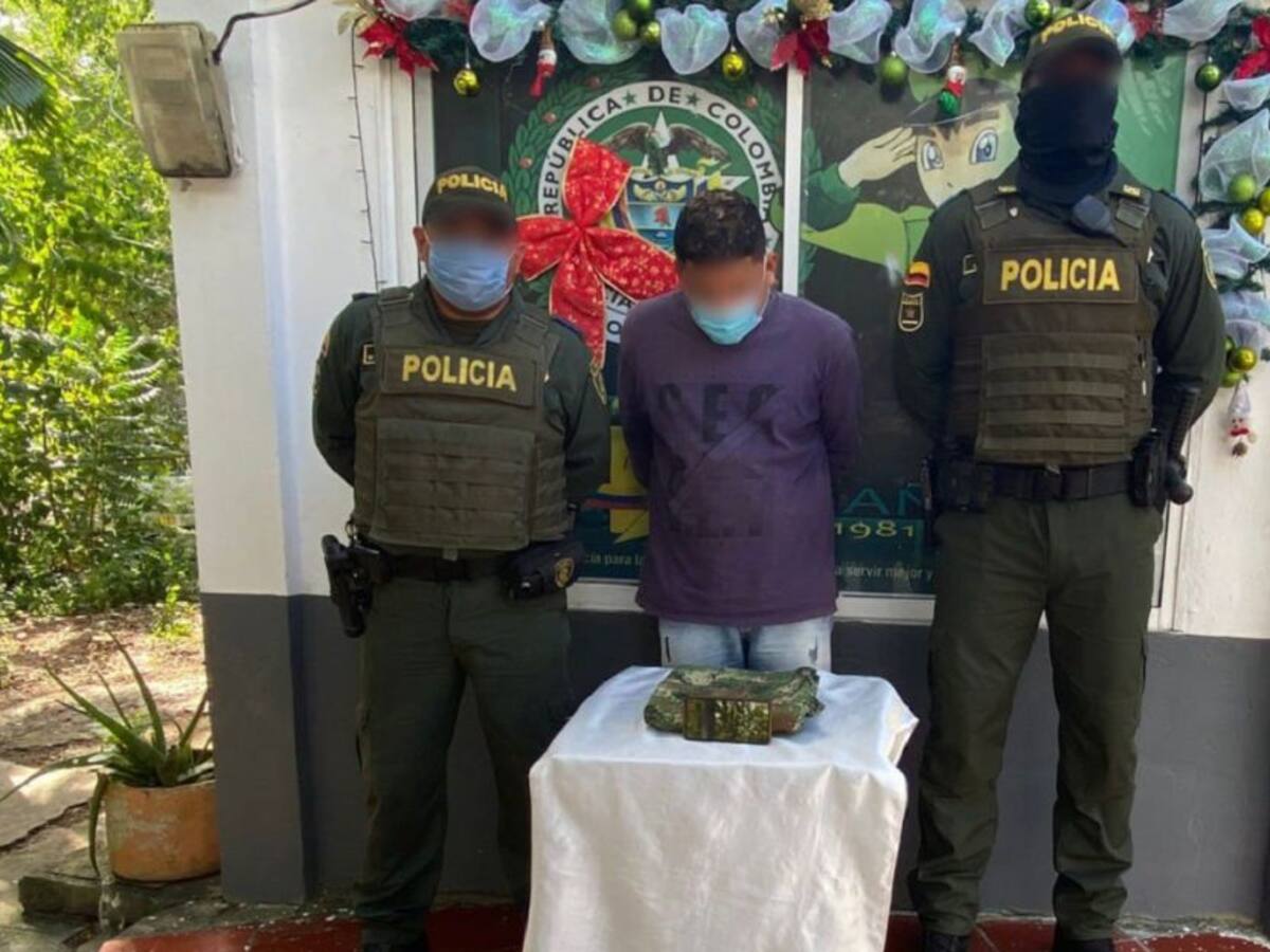 Policía capturó a presunto integrante de un grupo armado en Cartagena