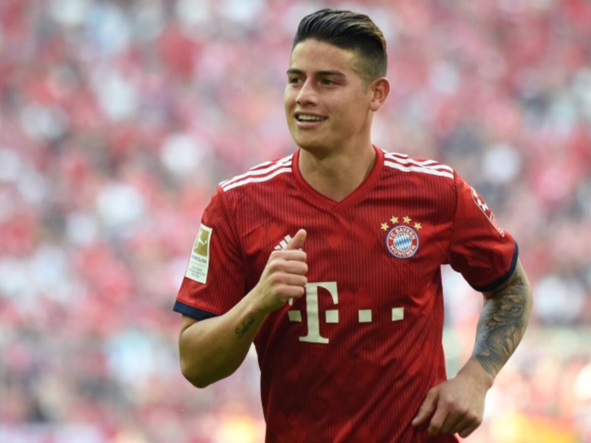 James superó su lesión y debutó con Bayern Múnich en la Bundesliga