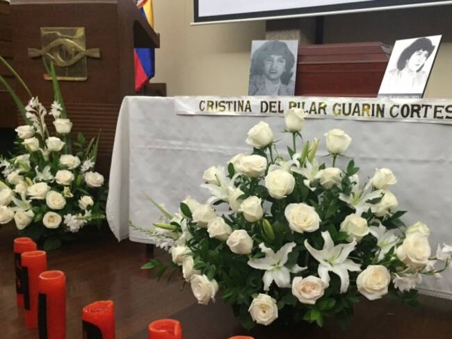Harán entrega oficial de los restos de Cristina del Pilar Guarin desaparecida del Palacio de Justicia