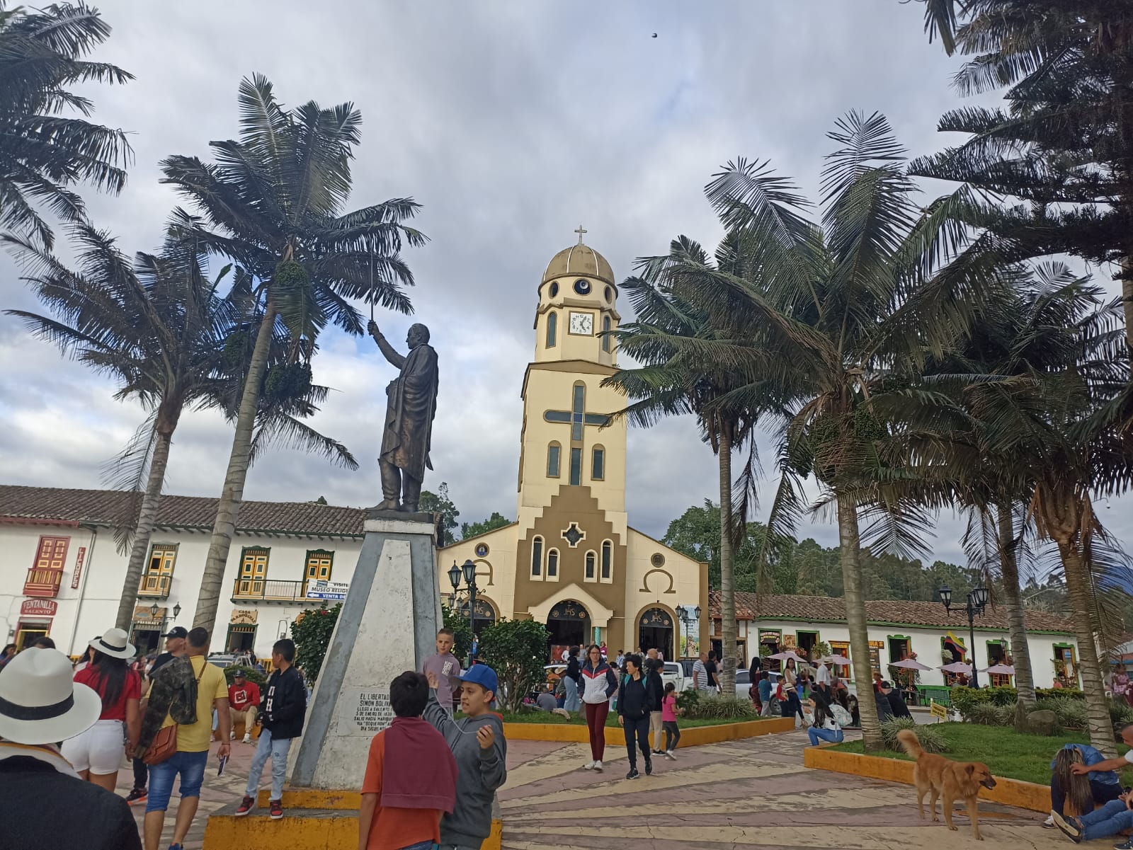 Parque principal del municipio de Salento, Quindío