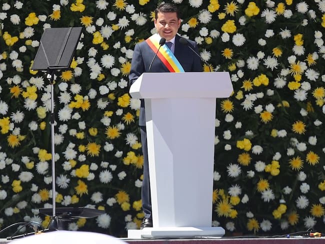 El gobernador de Cundinamarca, Nicolás García