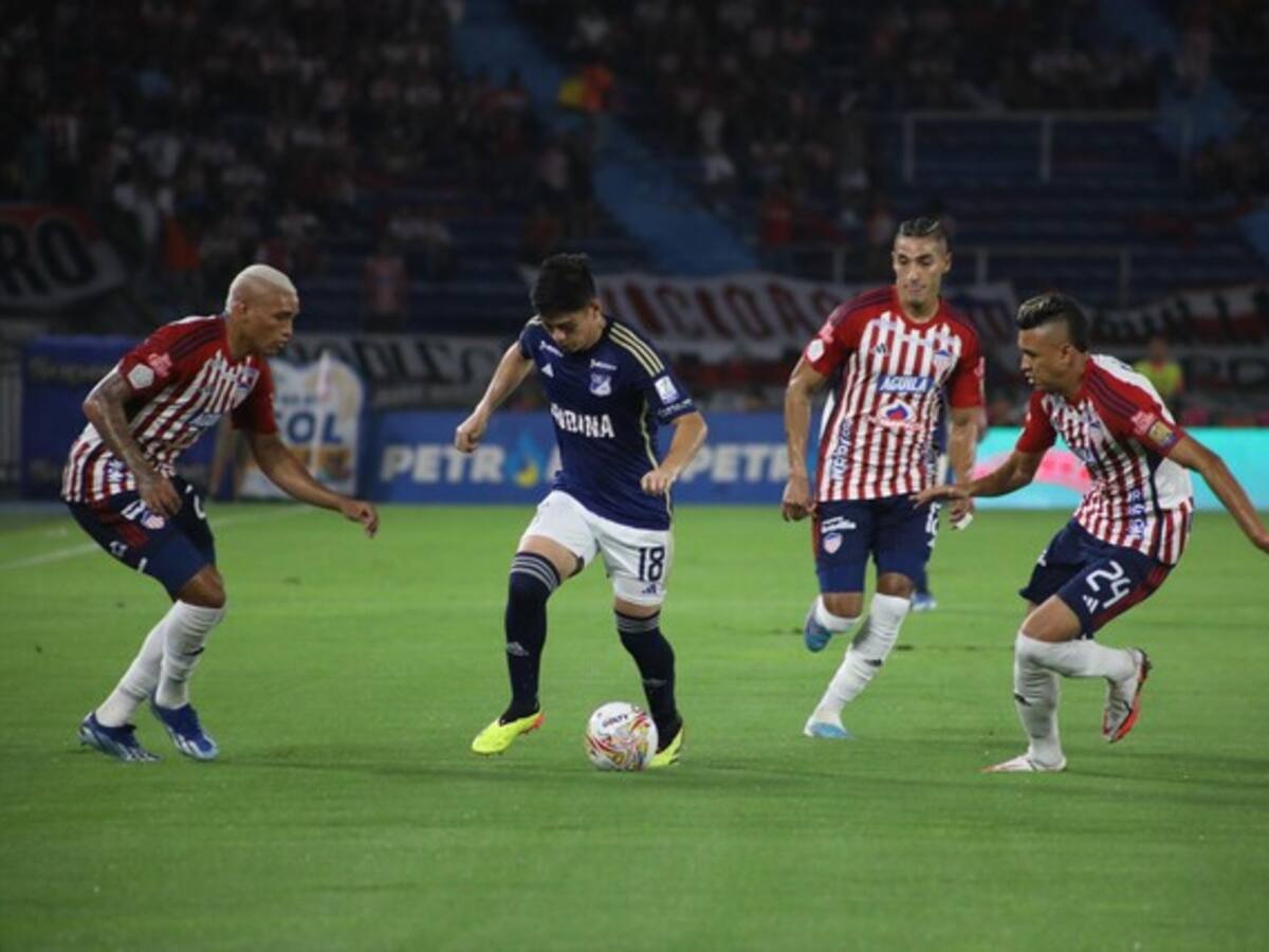 Junior inicia con pie derecho los cuadrangulares tras vencer a Millonarios