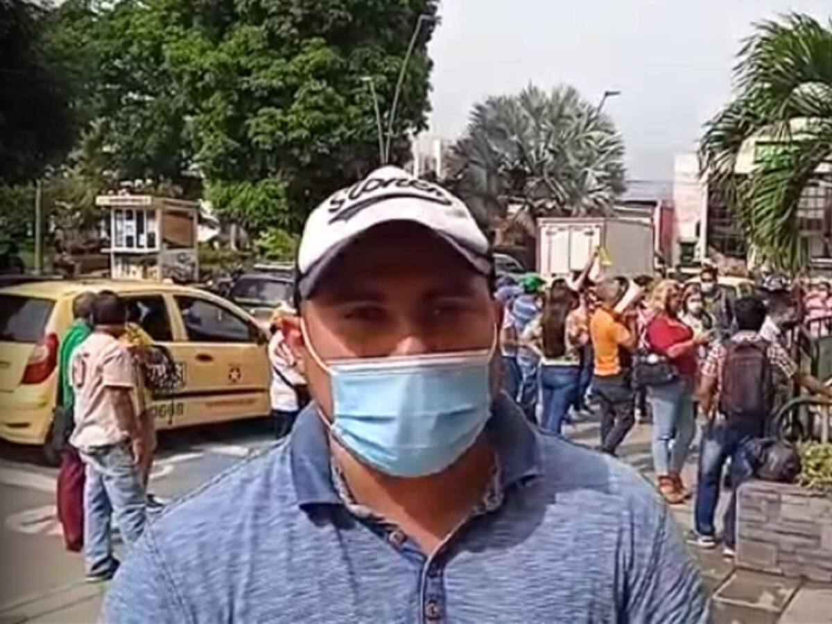 VIDEO: Protestan por falta de agua en Floridablanca