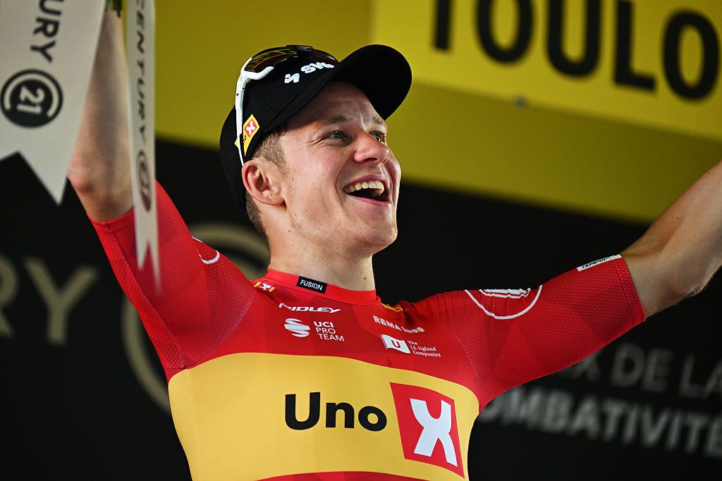 Jonas Abrahamsen vencedor de la etapa 11 del Tour de Francia 2025  /Getty Images