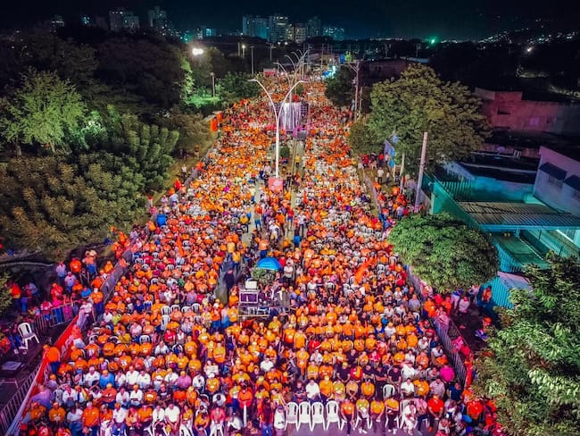 Rafa Martínez y Jorge Agudelo cierran sus campañas con multitudinario acto en Santa Marta
