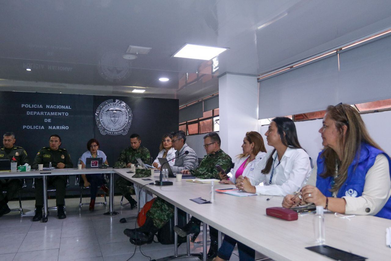 Puesto de Mando Unificado por el paro de transportes. PMU